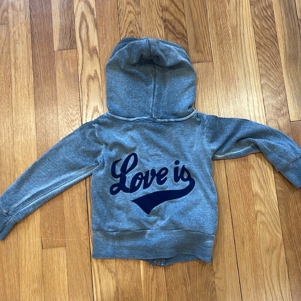 Kid grey hoodie small
